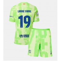 Barcelona Lamine Yamal #19 Tredjedraktsett Barn 2024-25 Kortermet (+ Korte bukser)